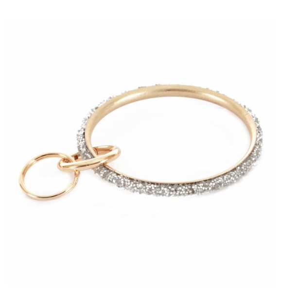 Glittery Bangle Keyring Holder