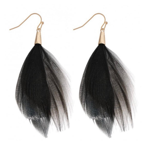 Feather Boho Earrings