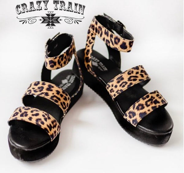 Leave It To Leopard Sandals