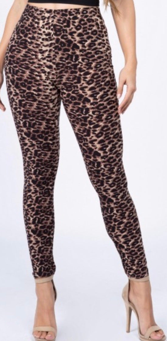 Cheetah Print Leggings