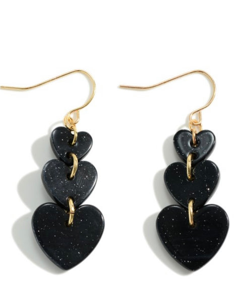 Linked Heart Earrings