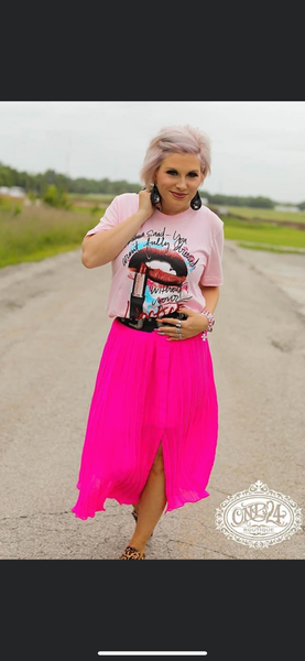 Momma Said-You Aren’t Fully Dressed Without Your Lipstick Graphic Tee