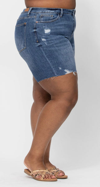 Judy Blue Plus High Rise Shorts