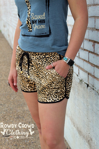 Cheetah Print Shorts